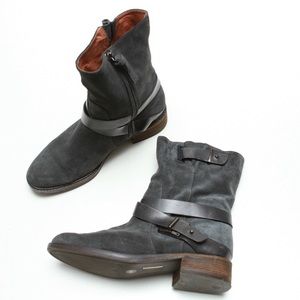 Louise et Cie Suede Moto Boot